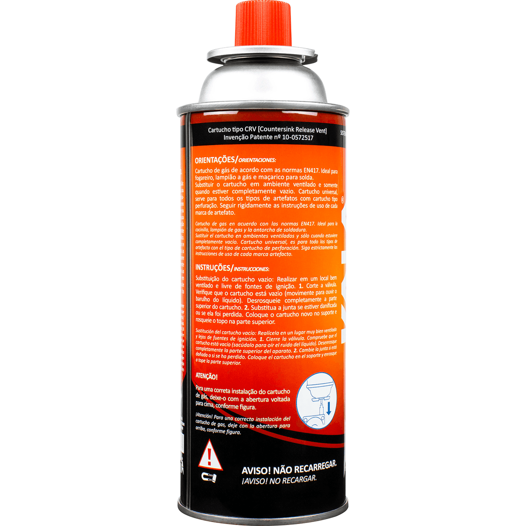 Cartucho de Gás Butano/Propano 227g 410ml Kala - Imagem 2