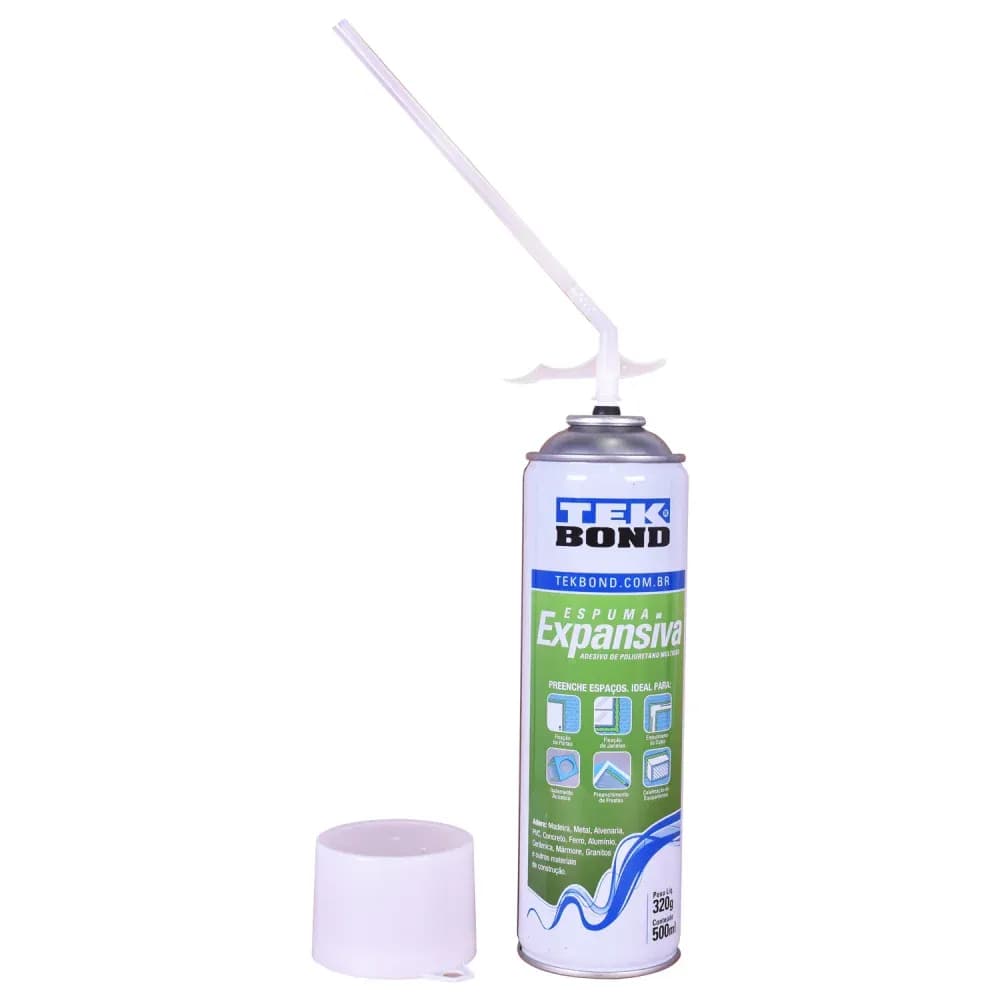 Espuma Expansiva PU Uso Geral 320G / 500ML Tekbond - Imagem 2